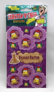 The Stink Factory Kratzer & Schnüffler Aufkleber: ERDNUSSBUTTER (2 duftende Blätter) NEU - Bild 1 von 1