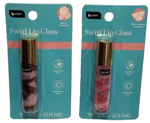 Brillo de labios X1 b.color remolino elección de baya o sandía perfumada - Imagen 1 de 2
