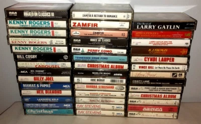 Lot of 41 Vintage Cassette Tapes - Various Artist - Kenny Rogers Billy Joel - Image 1 of 4