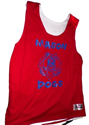 Augusta Sportswear Adult XL Unisex Red/White Reversible Mason Dog tank Jersey MR - Image 1 of 4