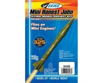 Estes Flying Model Rocket Mini Honest John Intermediate Level 2 Kit EST2446 - Image 1 of 4