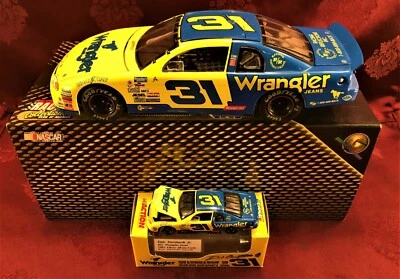DALE EARNHARDT JR #31 Wrangler Jeans 1997 1/24 Elite & 1/64 HO Car Diecast SET  - Image 1 of 4