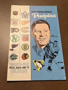 Vintage 1967 Pittsburgh Penguins First Year Hockey Media Guide