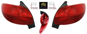 2 X FARO FANALE FANALINO POSTERIORE PER PEUGEOT 206 1998 2003 GRUPPO OTTICO STOP - Foto 1 di 1
