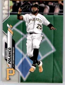 2020 Topps Series 1 Gregory Polanco Base Card MLB PWE Set Break Pirates #170 - Picture 1 of 2