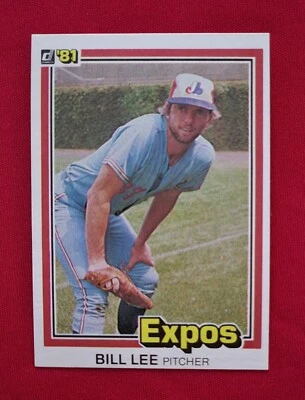 1981 DONRUSS #211 BILL LEE MONTREAL EXPOS NM-MT or BETTER 1973 AS 119 WINS - Image 1 of 2
