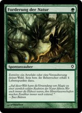 Top 4 x call of nature/nature's claim-Worldwake-German * Playset *