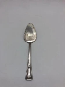 Vtg Antique E&JB Silver Small pie Server Art Deco - Picture 1 of 12