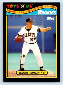 1991 Topps Toys"R"Us Rookies Baseball #28 Randy Tomlin   Pittsburgh Pirates
