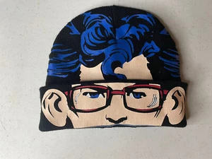 DC Comics Youth Flip Down Superman Beanie NWT - Picture 1 of 5