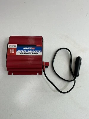 Vector MAXX SST 400 Watt DC to AC Power Inverter VEC024 800 Watt PEAK 12V - Image 1 of 4