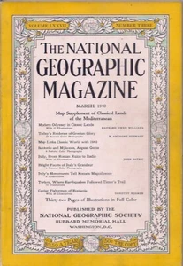 national geographic-MAR 1940-TURKEY,WHERE EARTHQUAKES FOLLOWED TIMUR'S TRAIL. - Picture 1 of 2