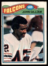 1977 Topps Mexican John Gilliam Atlanta Falcons #418