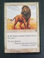 Jamuraan Lion - Magic the Gathering - White - 1996 black border