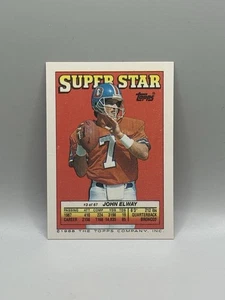 John Elway 1988 Topps Super Star Stickers #3 NM B2 Combined Shipping - Picture 1 of 3