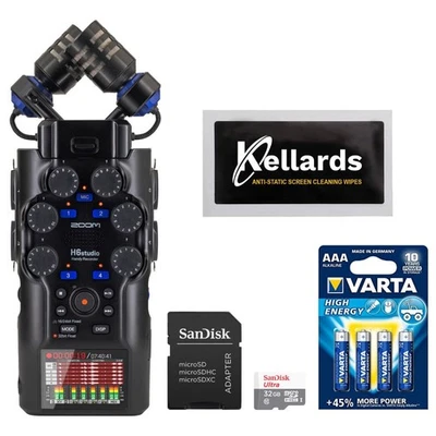 Zoom H6studio 6-Track Handy Recorder Bundle with 32GB microSDHC & AAA Set - Image 1 of 4