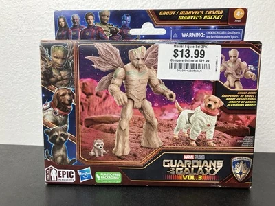 Marvel Guardianes de la Galaxia Vol. 3 Groot Marvel's Cosmo Marvel's Rocket Foto 1 de 2