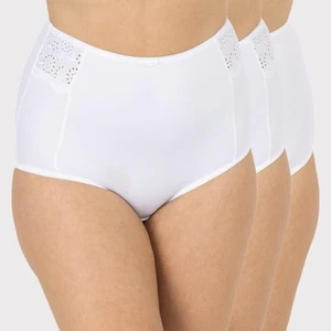 Damen Slips weiß 52/54 Secret of Comfort Damen Taillenslips 3er Set 2XL 2.4485 - Bild 1 von 1