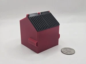 1/34 Scale 8 Yard Dumpster in Red - Picture 1 of 6