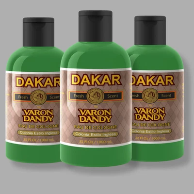 Varon Dandy Dakar Eau de Cologne 16,9 fl oz - Estilo clásico británico (paquete de 3) Foto 1 de 4