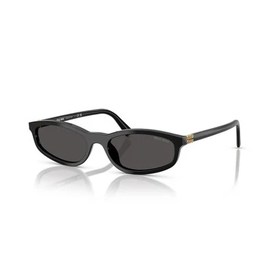 Gafas de sol MIU MIU MU A06ZS 16K08Z negras grises oscuras para mujer AUTÉNTICAS Foto 1 de 4