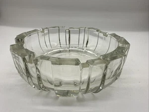 Mid Century Bormioli Rocco Art Glass Ashtray – 6” Cube Form Italy MCM Vintage - Picture 1 of 5