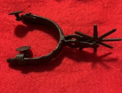 墨西哥古董重型单 Charro 马刺 — 第 1/4 张图片