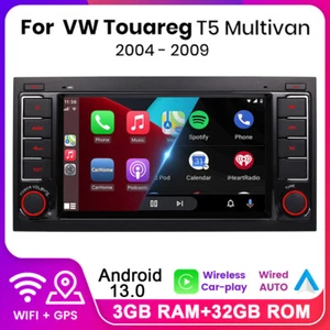 DAB+ Android 13 Autoradio Für VW Touareg T5 Multivan Transporter WiFi GPS Navi - Bild 1 von 11