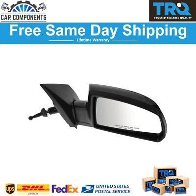 TRQ New Right Manual Mirror Passenger Side Fits 2006-2010 Kia Rio Rio5 - Image 1 of 4