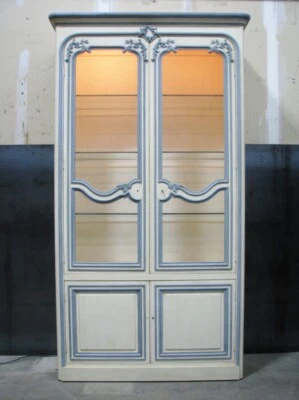 Muebles de panadero vintage pintados Luis XV estilo provincial exhibición Mfg. #3858,5 Foto 1 de 4