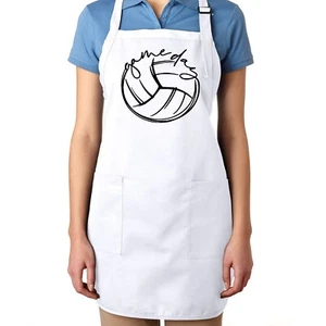 Apron Adjustable Pockets Volleyball Lover gift for Volleyball Player Game Season - Picture 1 of 2