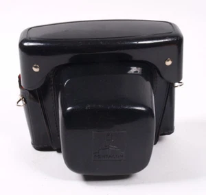 Estuche para cámara Pentacon de cuero negro genuino y plástico  - Imagen 1 de 2