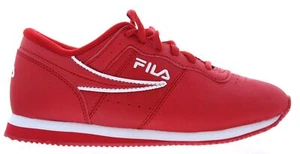 Women's Fila Machu Outline Flag Sneakers US Sz. 7.5 (Red/White) - Picture 1 of 6