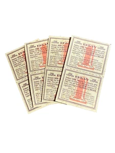 Vintage B&W Brown & Williamson Tobacco Coupons (Set of 4) Used - Picture 1 of 4
