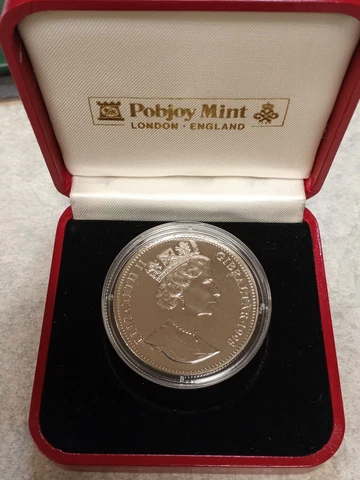 1998 Pobjoy Mint One Crown "The World At War" Commemorative Silver Coin Cover