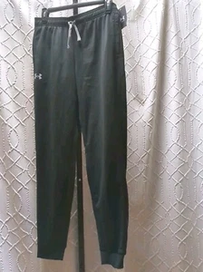 Under Armour Boys' YXL Brawler 2.0 Pants Sweatpants Black Tapered - Picture 1 of 8