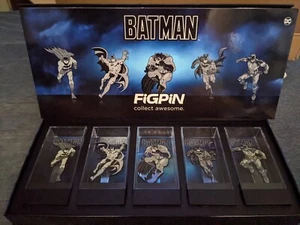 FiGPiN: DC Batman Deluxe Box Set 2022  Locked/Unclaimed NO LOGO - Picture 1 of 12