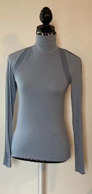 SPORTMAX MAX MARA BLUE BLOUSE TOP size 4 NWT Foto 1 de 4