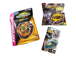 TAKARA TOMY Beyblade Metal Fusion Set BB119 Death BB30 Leone B-167 SUPERKING - Picture 1 of 10