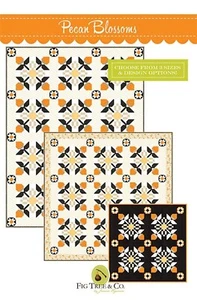 PECAN BLOSSOMS Quilt Pattern by Fig Tree Quilts, Moda Designer FTQ 2051 - Picture 1 of 2