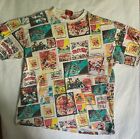 VTG Disney Mickey Mouse Donald Duck Comic Collage Mens XXL T Shirt