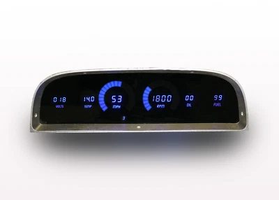 Panel de tablero digital para camioneta Chevy 1960-1963 medidores LED azules para intercambio LS hecho en EE. UU. Foto 1 de 4