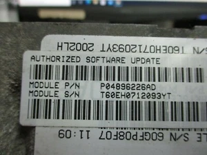 2002 CHRYSLER 300M COMPUTER,ECM ECU USED AND TESTED P04896226AD - Picture 1 of 2