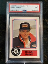 1988 Maxx Charlotte Buddy Baker #55 PSA 9