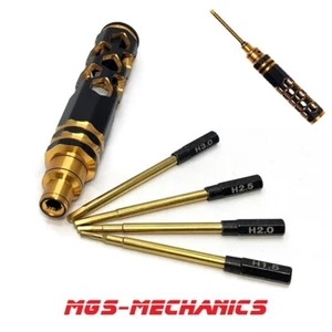 Un destornillador 4 en 1 Inbus 1.5 - 2 - 2.5 - 3 con 5 mm hexagonal TiN n. - Imagen 1 de 4