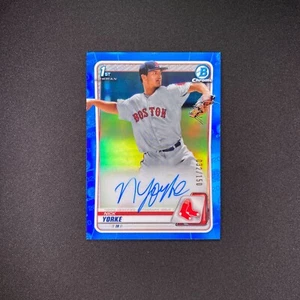 2020 Bowman Draft Nick Yorke 1st Chrome Auto /150 Blue Refractor Autograph - Picture 1 of 7