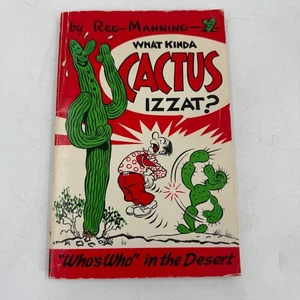 Vintage 1979 What Kinda Cactus Izzat? Reg Manning Who's Who Desert Book - Bild 1 von 9