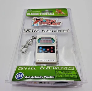 Mattel Worlds Coolest Mini Classic Football Electronic Game Schlüsselanhänger Neu - Bild 1 von 3