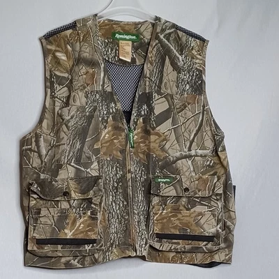 Remington Vest Mens XL Hardwoods Camouflage Outdoor Hunting Gorpcore Sportswear - Image 1 of 4
