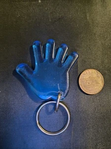 ROYAL BLUE HAND HIGH FIVE KEYCHAIN - Picture 1 of 2